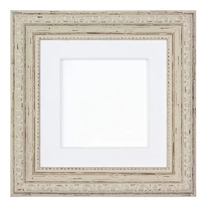 Instagram Square Ornate Shabby Chic Picture frame photo frame With Mount White D - Picture 1 of 5