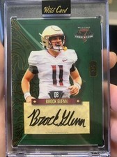 2023 Wildcard Stud GREEN SSP AUTO Brock Glenn Rookie RC SP /5! Florida State
