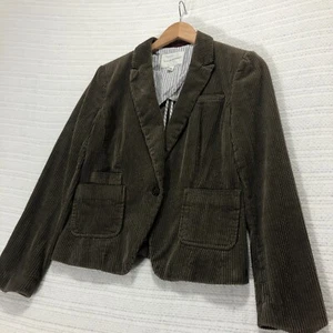 Banana Republic Corduroy Blazer Sport Coat Jacket Retro Classic Preppy Size 8 - Picture 1 of 6