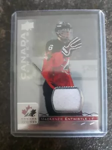 2017 Upper Deck Team Canada Juniors Jersey Mackenzie Entwistle Card# 52 - Picture 1 of 2