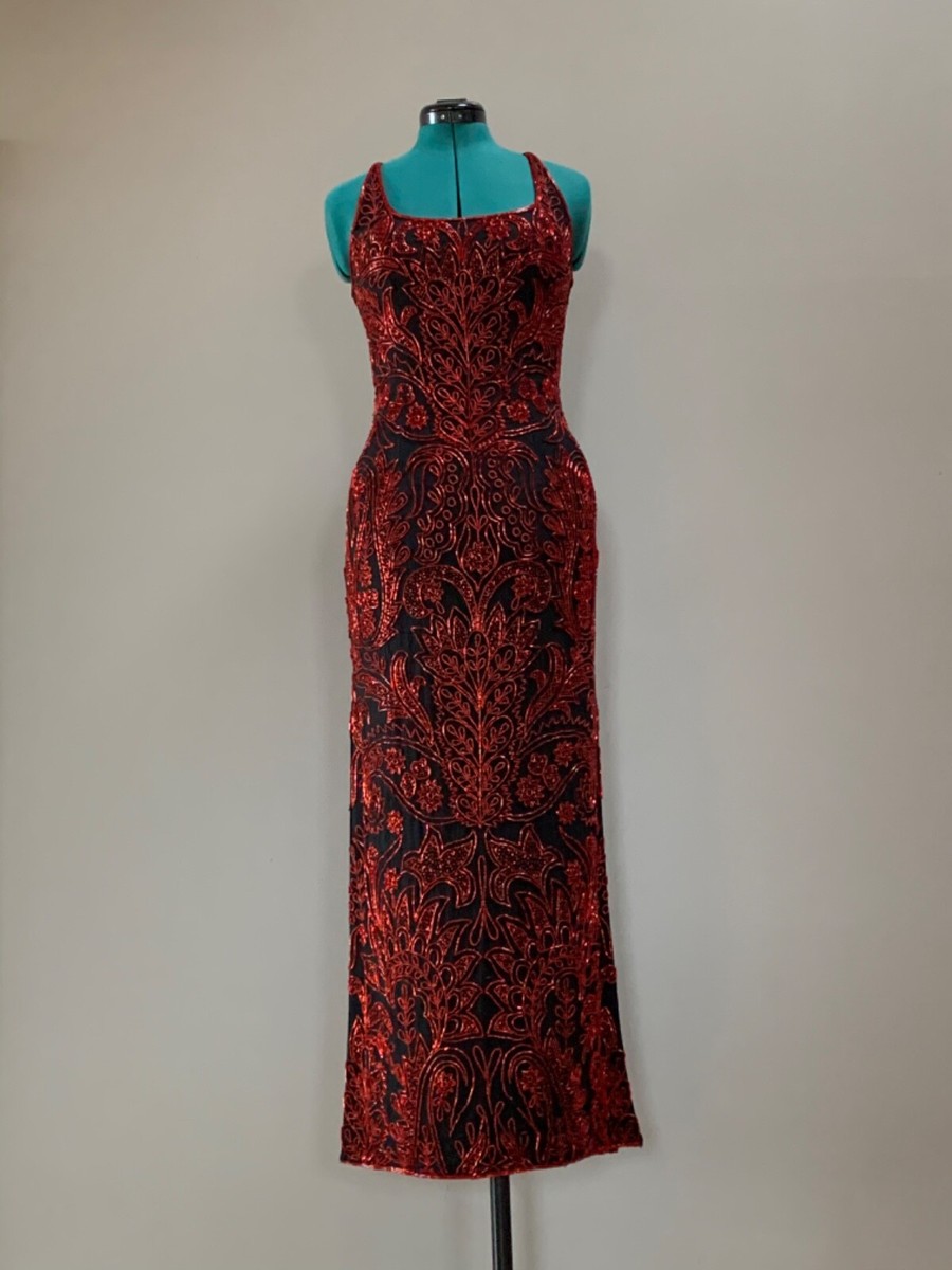Red Silk Dresses for Women for sale | eBay