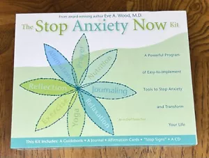 New STOP ANXIETY NOW KIT: A POWERFUL PROGRAM OF NINE By Eve A. Wood MD - Foto 1 di 3