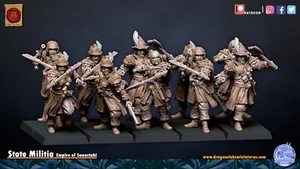 State Militia x10 - DragonsLake Miniaturas - Picture 1 of 13