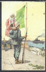 1913 TRIPOLITANIA FRANCHIGIA COMANDO DEL CORPO D'OCCUPAZIONE SU CARTOLINA - Picture 1 of 2