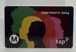 Tarjeta Metro TAP Juneteenth 2024 autobús tren metro tarjeta de tránsito - Imagen 1 de 1