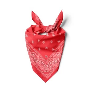 Womens Neck Scarf 23"x23" Small Square Ethnic Cotton | Headband Scarf Bandana... - Picture 1 of 7