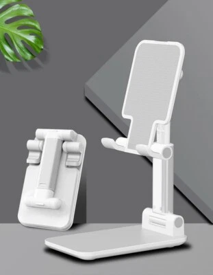 Adjustable Phone Stand Tablet Desktop Holder Foldable Mount iPad iPhone Kindle - Image 1 of 4