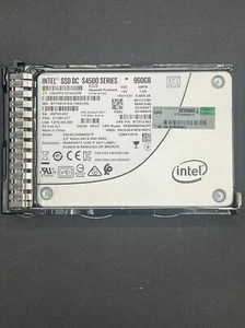 877752-B21 HP 960GB SATA 6G READ INTENSIVE 2.5" SFF SC DS SSD 878849-001 - Picture 1 of 4