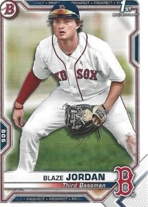 2021 BOWMAN 1ST PROSPECT BLAZE JORDAN #BP-71 RC - Picture 1 of 2