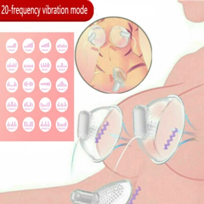 3合1乳头Clitoris吸水泵振动器乳房按摩器性玩具女式男式 — 第 1/4 张图片