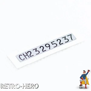 Seriennummer für GameBoy Color Serial Number Sticker ID EU GBC Game Boy Label - Bild 1 von 2