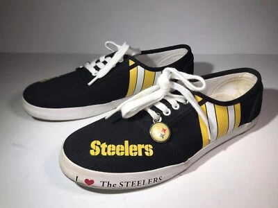 Tênis Bradford Exchange NFL Pittsburgh Steelers Feminino Tamanho 9.5 - Imagem 1 de 4