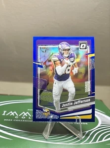 Panini Donruss Optic Justin Jefferson Blue Prizm 37/199 #125 2023 - Imagen 1 de 3