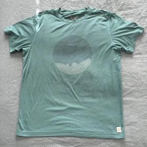 MARINE LAYER Weekend Sport Mountain Lines T-Shirt Herren Small grün Grafik Tee - Bild 1 von 8