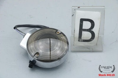 Harley Softail Heritage Classic 2011 conjunto de señal de giro trasera cromada #4119 Foto 1 de 4