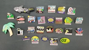 Outback Steakhouse Restaurant Lapel Pins Lot of 25 Hurricane Charley Formula 1 - Picture 1 of 4