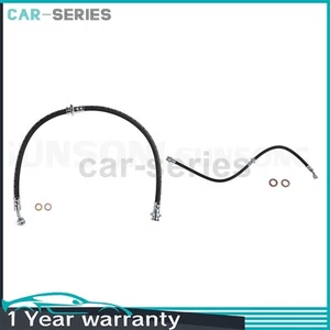Pair Sunsong Front Brake Line Hose Fits Nissan Rogue 2.5L - Picture 1 of 9