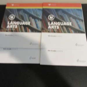 LIFEPAC. Alpha Omega. STUDENT BOOKS. 9th Grade. LANGUAGE ARTS. Units 2.3.4.5. - Picture 1 of 3