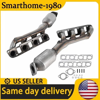 LH & RH Catalytic Converters For 2017-2021 Nissan Armada Titan Titan XD 5.6L - Image 1 of 4