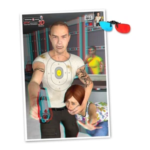 Objetivos de papel 3D Thompson Target 3D rehenes 25x38 pulgadas con gafas 3D, 10:3002-10 - Imagen 1 de 2