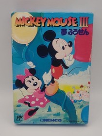 Mickey Mouse 3 Dream Balloon Famicom Game with Box and Manual (Used)
