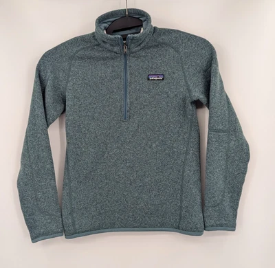 Patagonia Women's Better Sweater 1/4-Zip Shadow Blue Small 25617 SDAB - Image 1 of 4