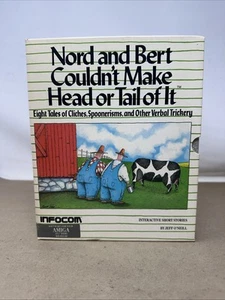 Vintage Nord and Bert Couldn't Make Head or Tail of it Commodore 64 Complete - Photo 1/7