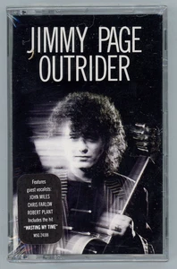 Jimmy Page Outrider Cassette SEALED w/ Hype Sticker 1988 Geffen M5G 24188 - Picture 1 of 3