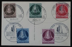 Campana de la Libertad Berlín 75-79 I, Freedom Bell, mapa completo - ¡limpio! - Imagen 1 de 3