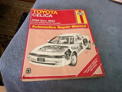 Haynes Repair Manual Toyota Celica 1986 - 1993 - Image 1 of 4