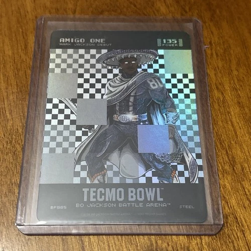 2026 Bo Jackson Battle Arena Tecmo Amigo One Big Pixel Mark Steel 135 PWR SP