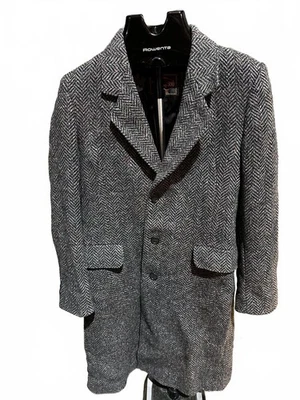 Abrigo de lana espiga Botany 500 EE. UU. 36R Foto 1 de 4