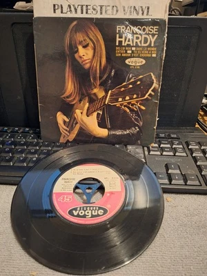 FRANCOISE HARDY VOGUE EP EPL8436 DIS LUI NON / TU ES VENU VG- 7" 45 VINYL SINGLE - Image 1 of 3