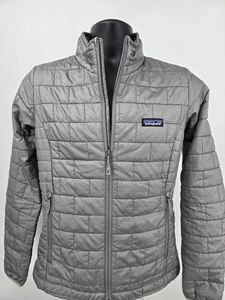 Patagonia Nano Puff Jacket Small Gray Women's Primaloft Quilted Zip 84216SP15 - Picture 1 of 17