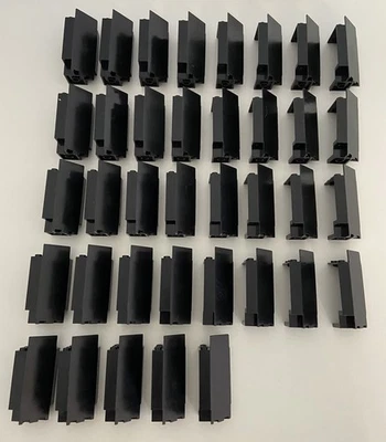 Lego 2345 Burgecken  Castle Ritter Ritterburg Panel  37 Stück in schwarz - Bild 1 von 4