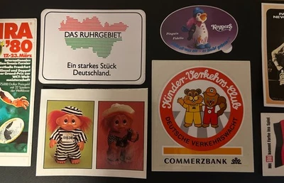 Vintage Aufkleber 80er 90er – Original Sticker Sammlung – Retro Kult Design - Bild 1 von 4