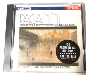Paganini Quartets & Terzetto For Strings & Guitar CD 1991 Denon) Anthea Gifford - Bild 1 von 5