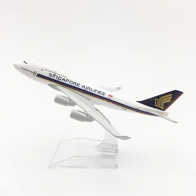 Singapore Airlines Boeing 747 Modello di Aereo Die-Cast 1:400 (16cm) Collezione - Immagine 1 di 4