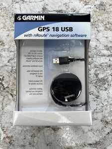 Garmin GPS 18 Receiver with nRoute Navigation Software (NIB) - Picture 1 of 5