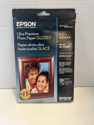B8 Epson Ultra Premium Photo Paper GLOSSY (5x7 Inches, 20 Sheets) - Image 1 of 2