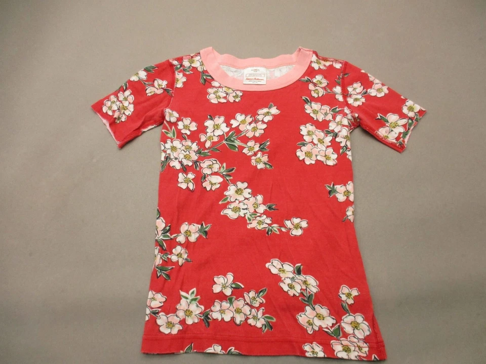 Hanna Andersson Size 10 Girl Multicolor 100% Organic Cotton Short Sleeve Top 515 - Image 1 of 4