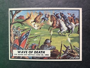 1962 Topps Civil War News Ondata di Morte Carta Non Sportiva #22 - Foto 1 di 2