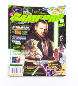 GamePro Magazine Issue 129 June 1999 Star Wars Qui-Gon Jinn Yoda Episode 1 Racer - Bild 1 von 4
