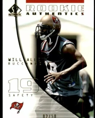 2004 SP Authentic© Gold Insert #122 Will Allen RC #d 15/50! Ohio St Buckeyes $25 - Image 1 of 2