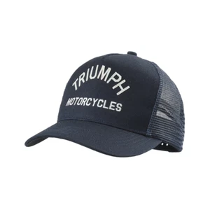 Triumph Motorcycle  Coast Snap Back Trucker Navy Blue MCAS24300 - Picture 1 of 1
