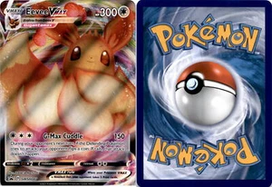 2021 Pokemon, Sword & Shield Promos, #SWSH87 Eevee VMAX, Holo Black Star Promo - Picture 1 of 1