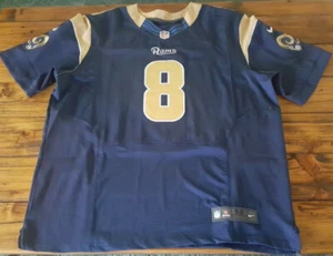 Mens NFL NIKE On Field Bradford St Lois Rams NFL Jersey Stitched FLAWS - Picture 1 of 12