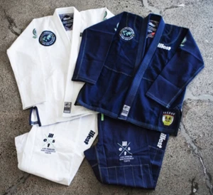 Kimono SYR nuova più venduto alta qualità BJJ Gi disponibile in blu navy e bianco - Foto 1 di 11