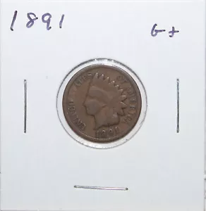 1891 US Indian Head Cent G guter kostenloser Versand - Bild 1 von 2