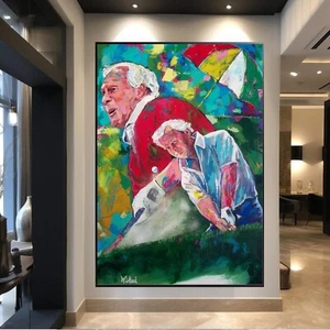 Sale Arnold Palmer ORIGINAL Painting 48"H X 36"W Was $50K Now $24,995 - Picture 1 of 14